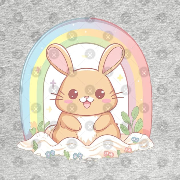 Cute Kawaii Bunny Rabbit by Kawaii Cuties